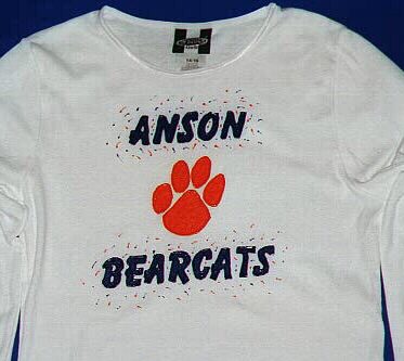 Painted Bearcat Shirt 0006 By Katie