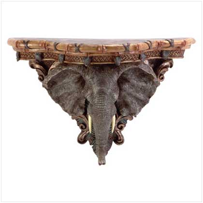 Elephant Wall Shelf from Wade Street Originals