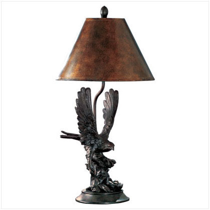 Bronze-Finished Eagle Lamp  35033 from Wade Street Originals