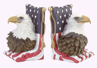 Patriotic Eagle Bookends 29193 from WSO