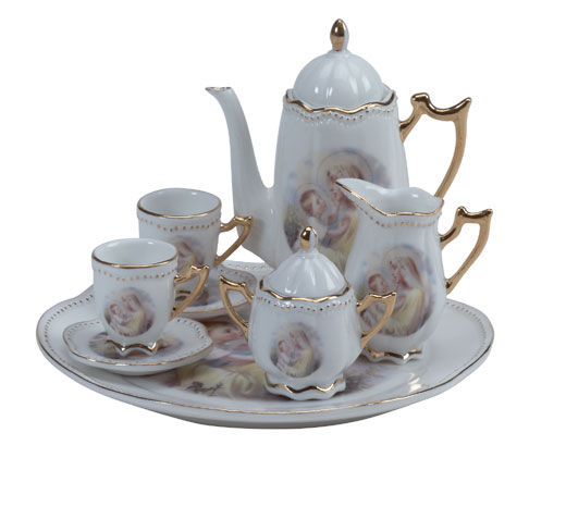 Madonna and Child Porcelain Tea Set 31526 from WSO
