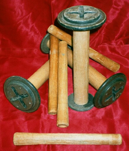Collectible Textile Mill Spindles