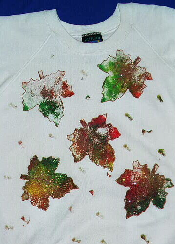 Painted Fall Shirt 0002 By Katie
